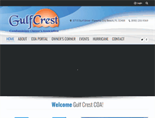 Tablet Screenshot of gulfcrestcoa.com